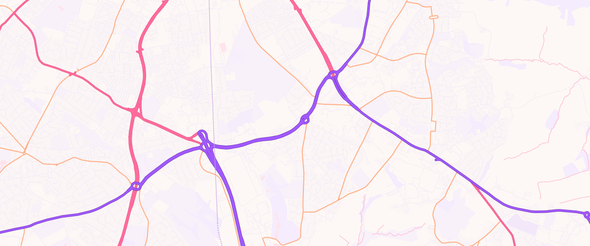 Map showing the location of Asda Bradford Superstore