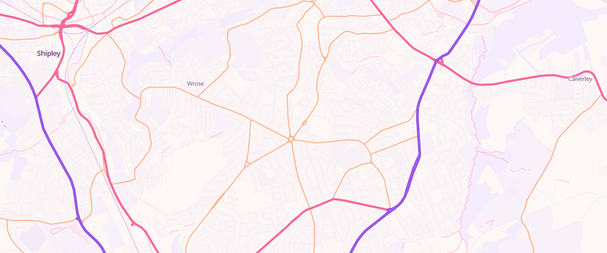 Map showing the location of Mfg Morrisons Bradford Enterprise