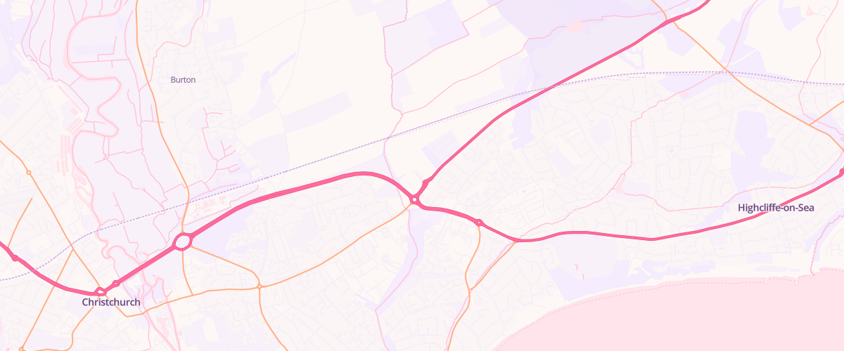 Map showing the location of Shell Somerford