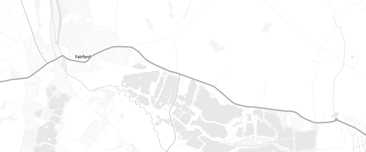 Map showing the location of Mfg Fairford