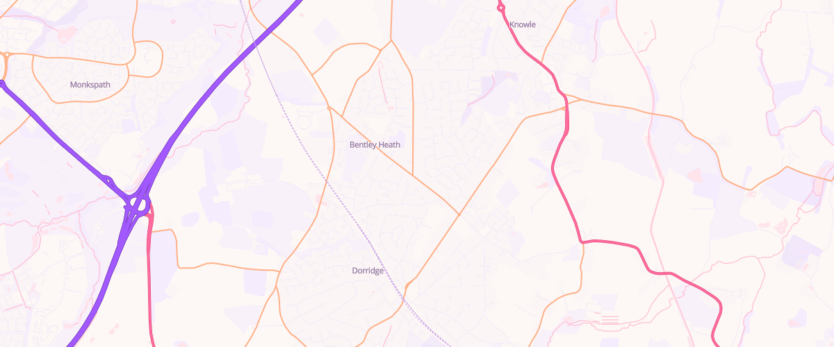 Map showing the location of Asda Widney Express Petrol