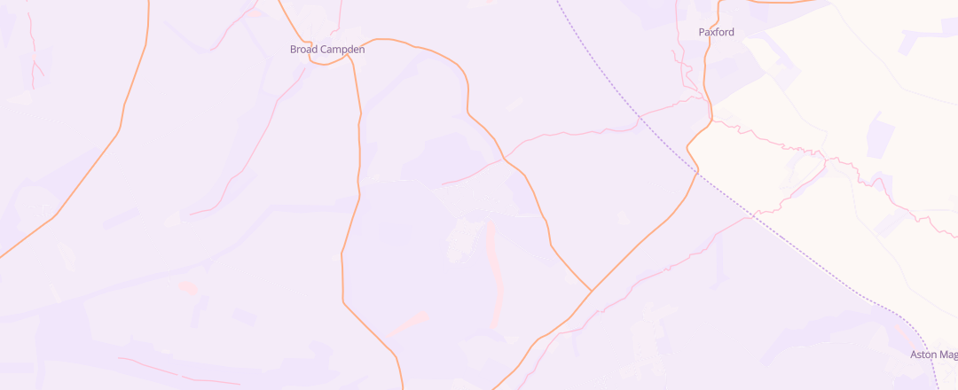 Map showing Paxford Garage, Moreton In Marsh