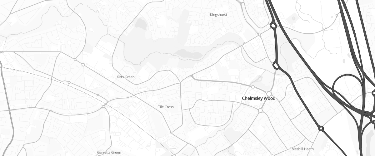 Map showing the location of Tile Cross Service Station