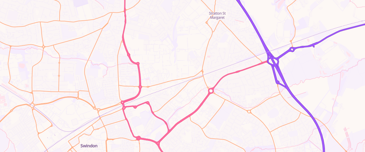 Map showing the location of Bridge End Service Station