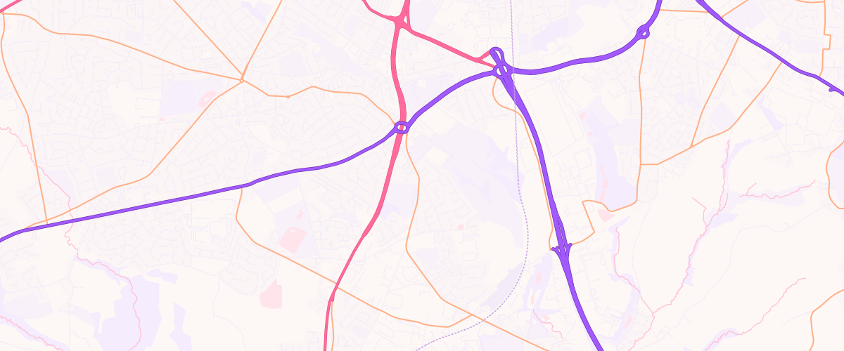 Map showing the location of Rontec Low Moor