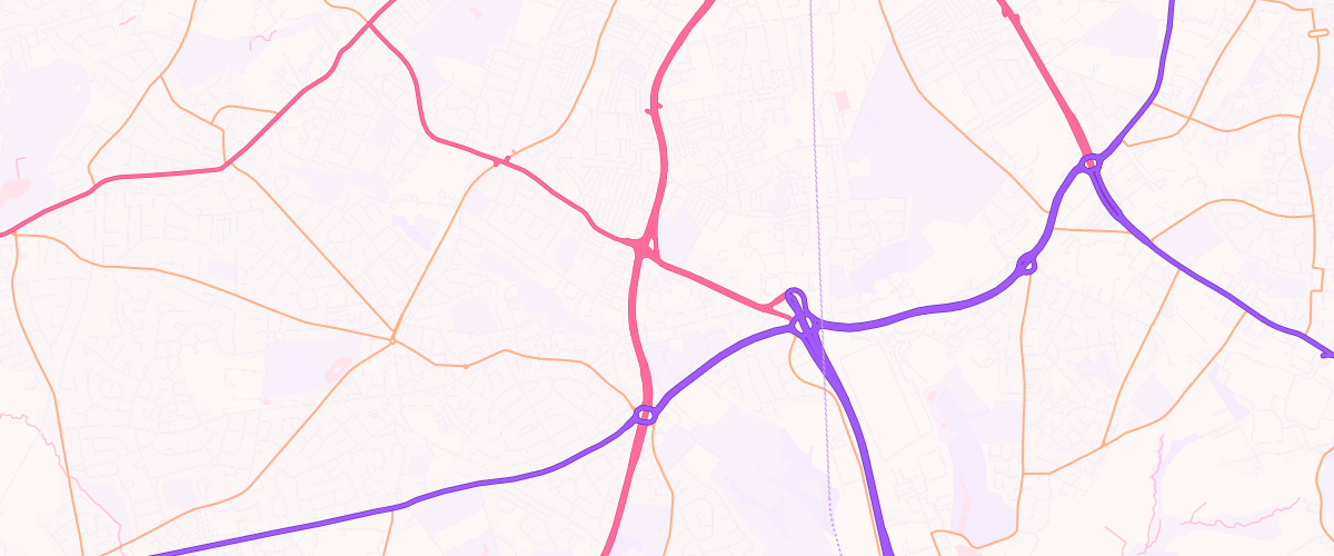 Map showing the location of Mfg Morrisons Bradford Mayo
