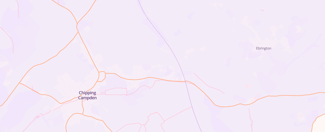 Map showing Station Road Garage (campden), Chipping Campden