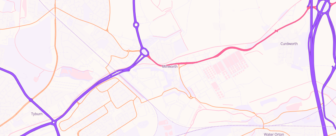 Map showing F G Mansell, Sutton Coldfield