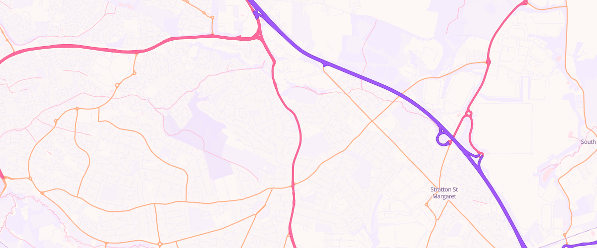 Map showing the location of Mfg Penhill