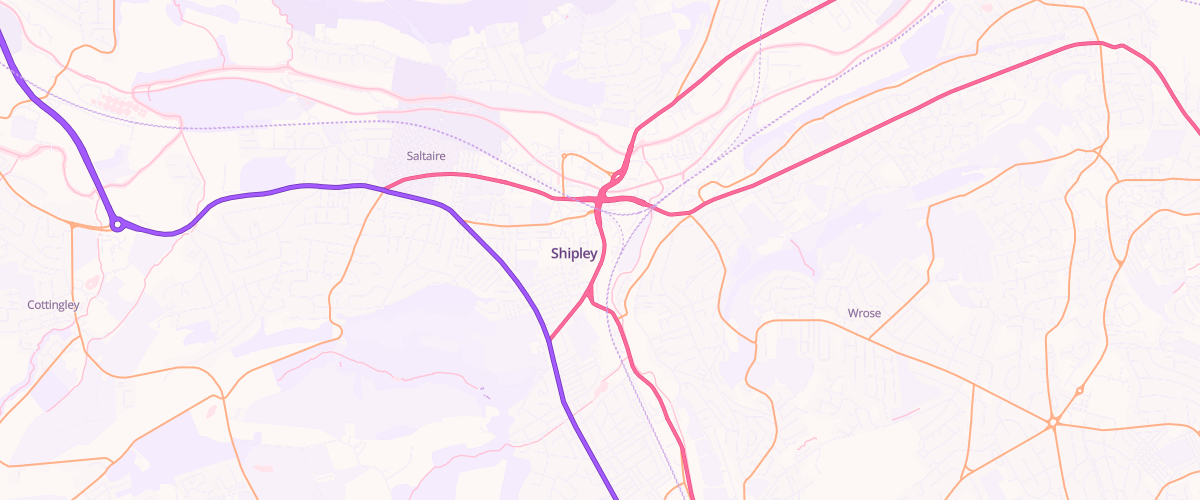 Map showing the location of Civic Service Station