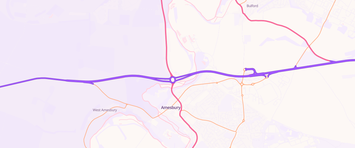 Map showing the location of Shell Amesbury