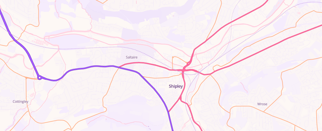 Map showing Northcliffe Garage Shipley Limited, Shipley
