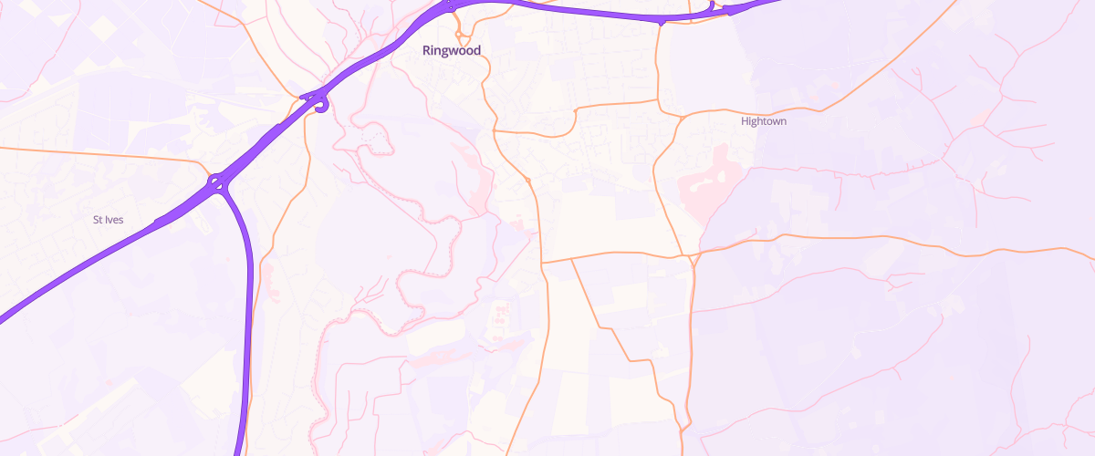 Map showing the location of Pgg Moortown