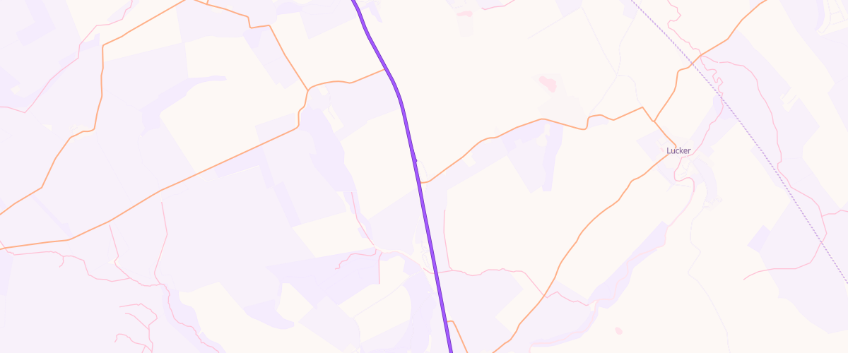 Map showing the location of Adderstone Services Ltd