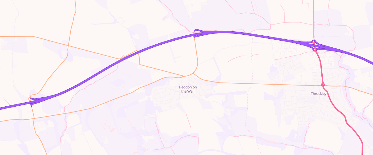 Map showing the location of Heddon Service Station