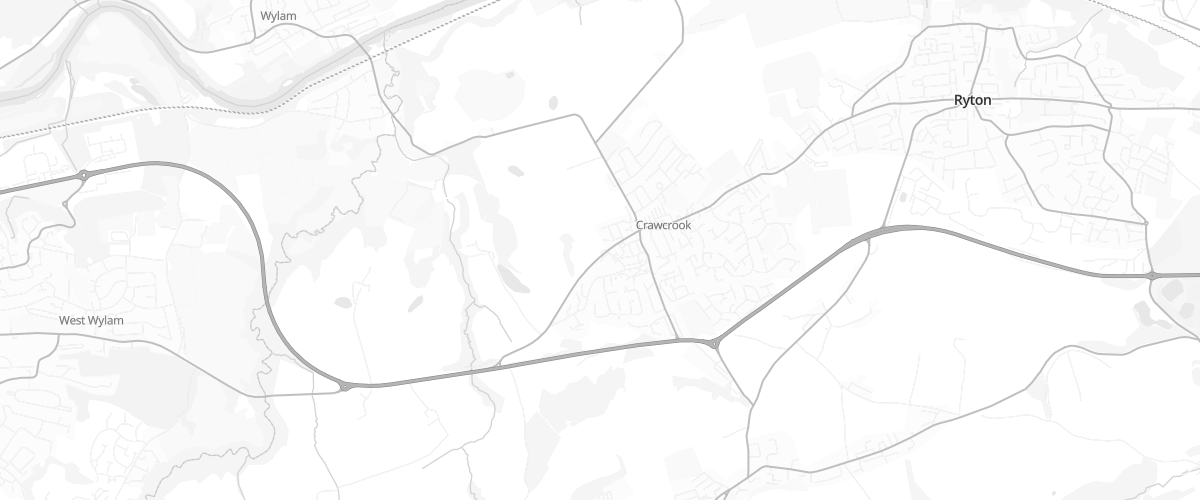 Map showing the location of Westburn Service Station
