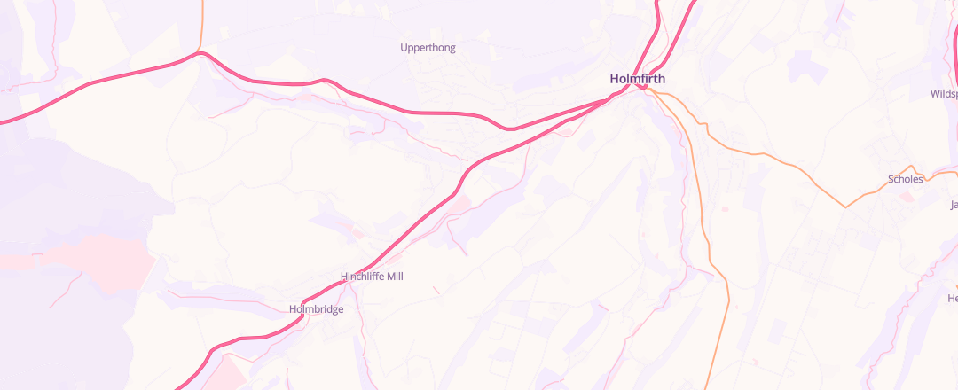 Map showing Turner Brothers (holmfirth) Ltd, Holmfirth