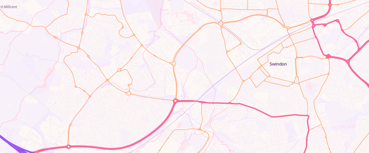 Map showing the location of Sainsburys Bridgemead