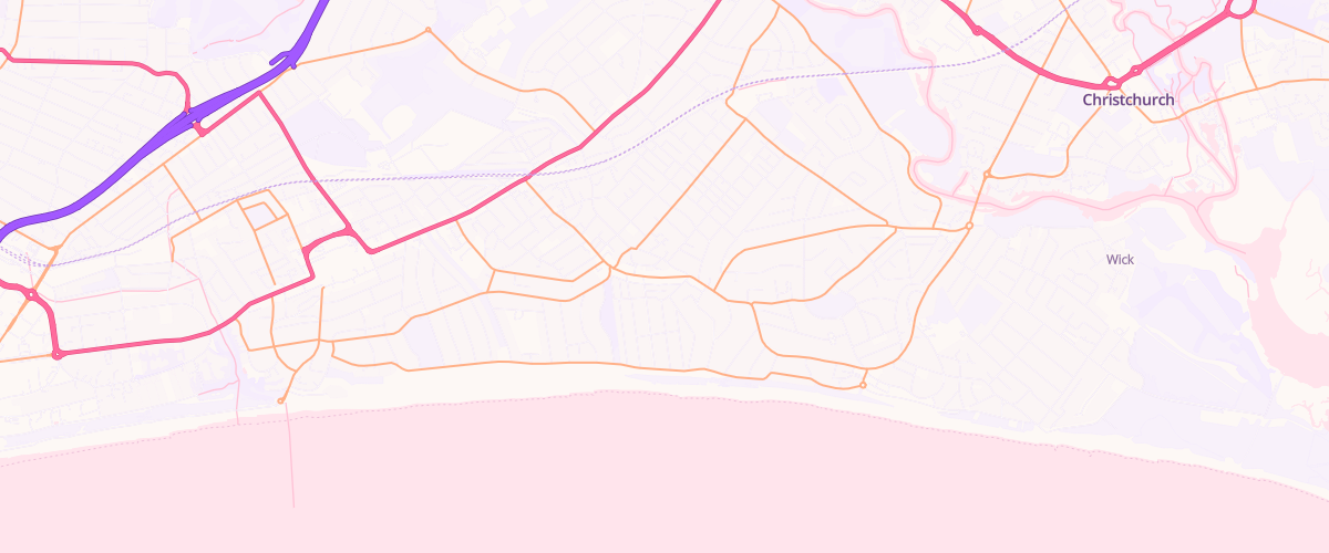 Map showing the location of Mfg Southbourne