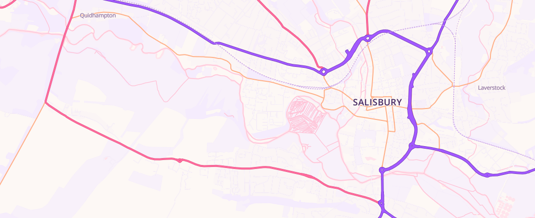 Map showing Snows Salisbury, Salisbury