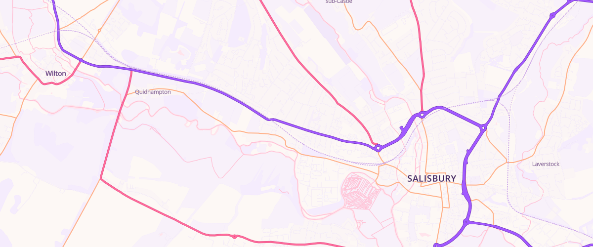 Map showing the location of Westacre Services