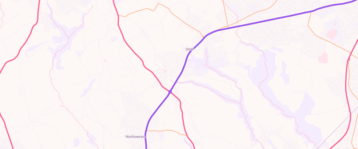 Map showing the location of Rontec Shelf
