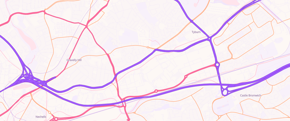 Map showing the location of Shell Tyburn