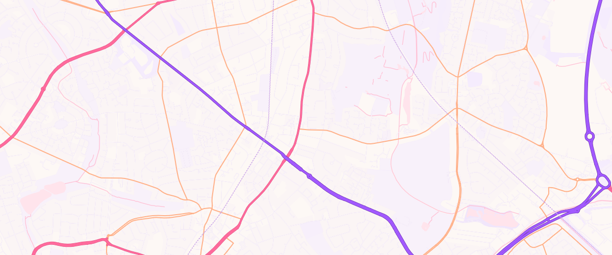 Map showing the location of Penns Lane Sf Connect