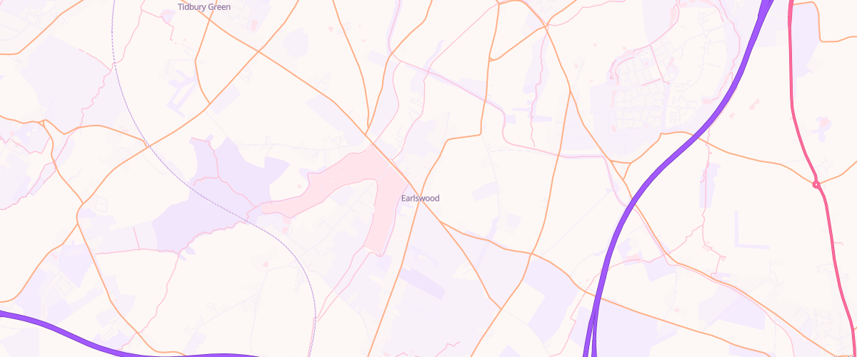 Map showing the location of A.C