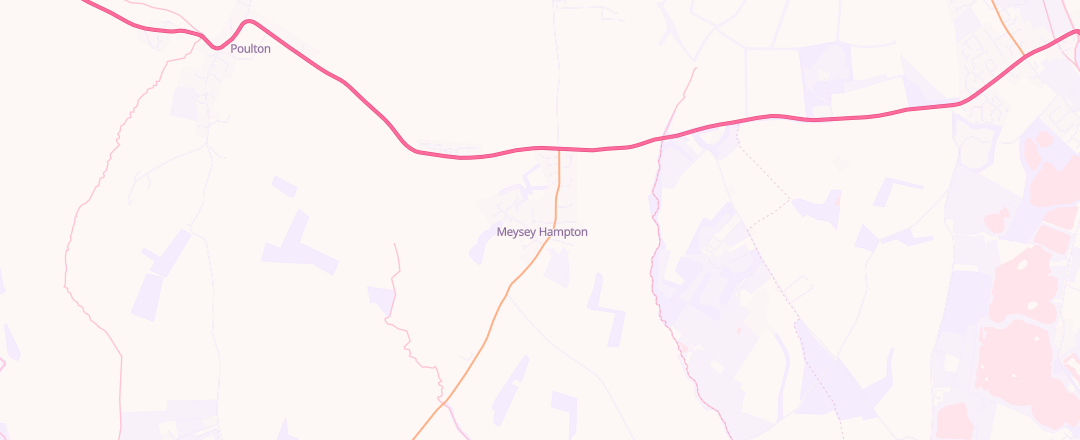 Map showing Trevor Carr, Cirencester
