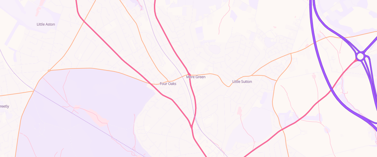 Map showing the location of Shell Fouroaks