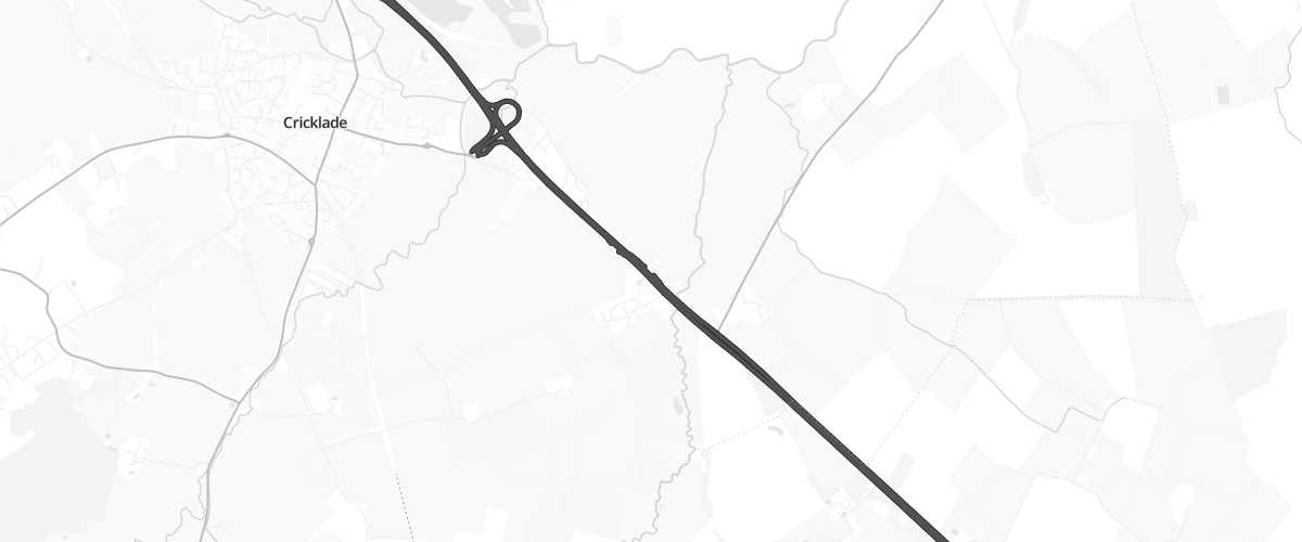 Map showing the location of Seven Bridges Sf Connect