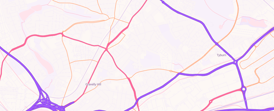 Map showing Spring Lane Service Station (erdington) Ltd, Birmingham