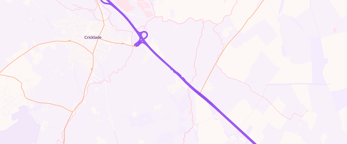 Map showing the location of Asda Calcutt Express Petrol