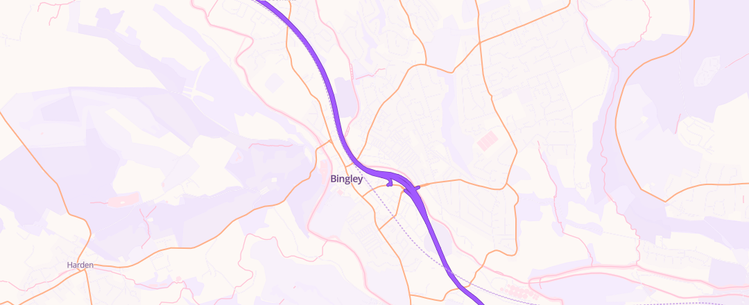Map showing Star Garage Bingley Ltd, Bingley