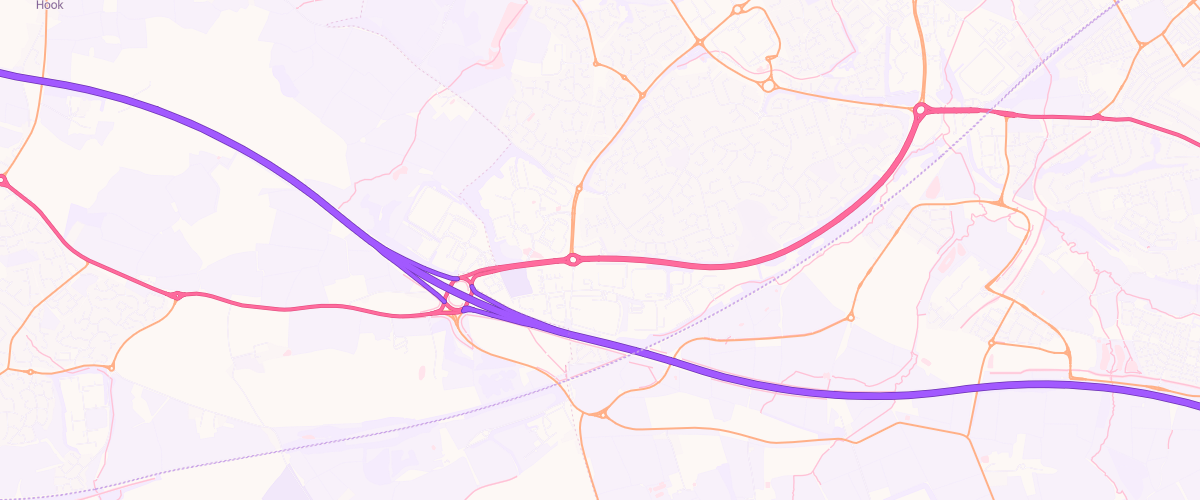Map showing the location of Blagrove Service Station