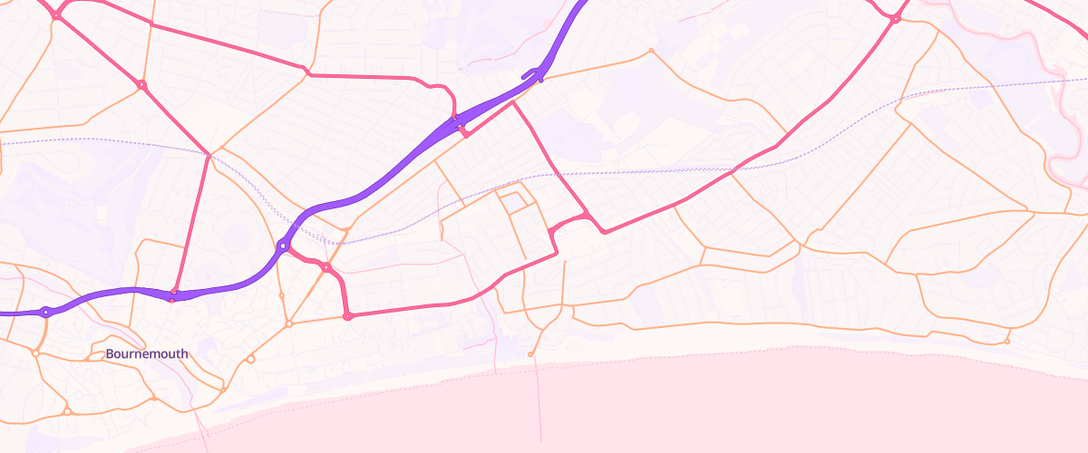 Map showing the location of Mfg Boscombe