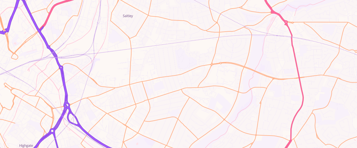 Map showing the location of M G Service Station
