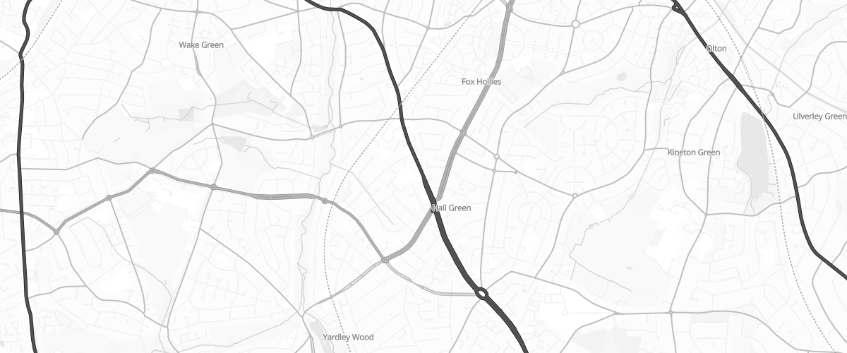 Map showing the location of Eg Hall Green Pfs