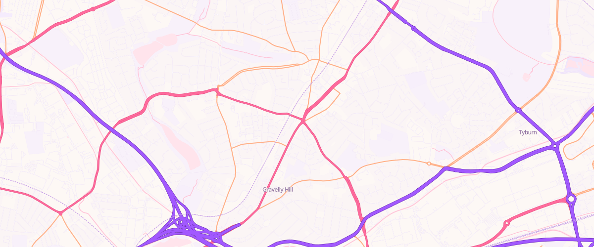 Map showing the location of Mfg Sixways