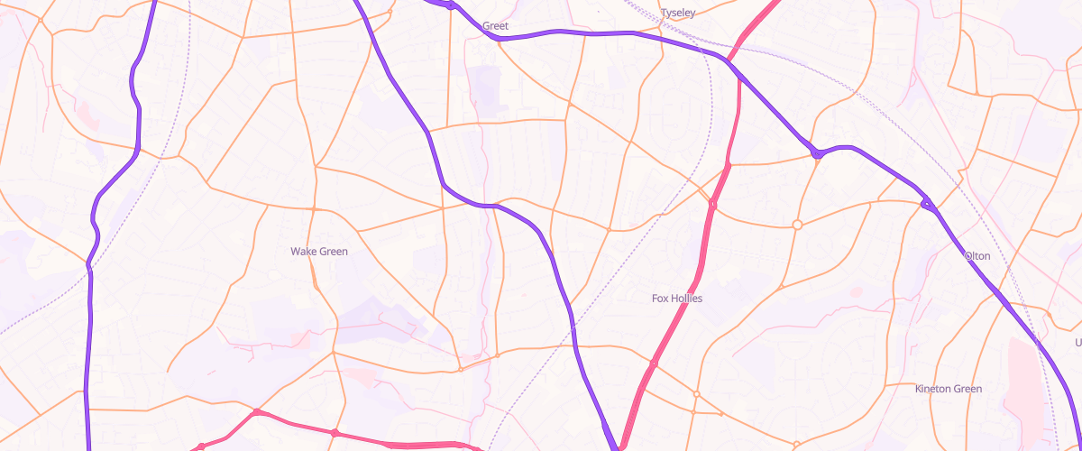 Map showing the location of Eg Hall Green Pfs