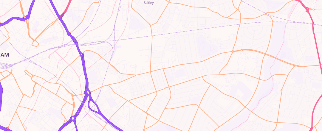 Map showing Mot 2 Go, Birmingham