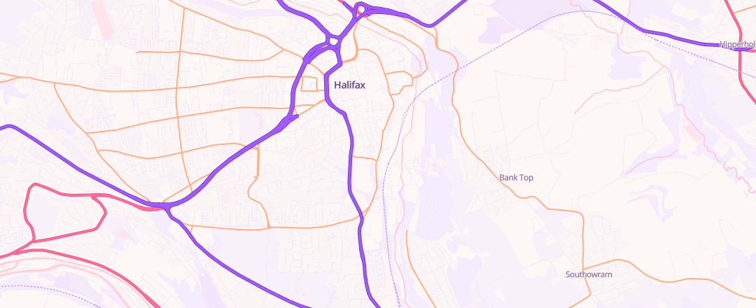 Map showing Halifax Autocentre Limited, Halifax