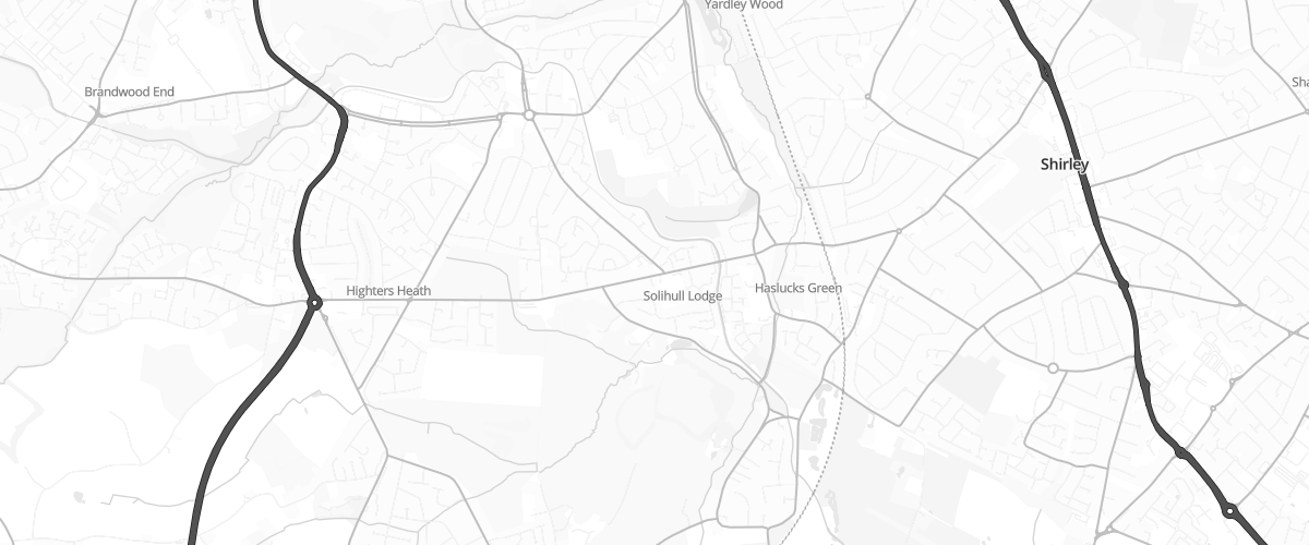 Map showing the location of Asda Solihull New Con