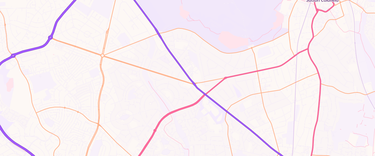 Map showing the location of Bp Bush Service Station