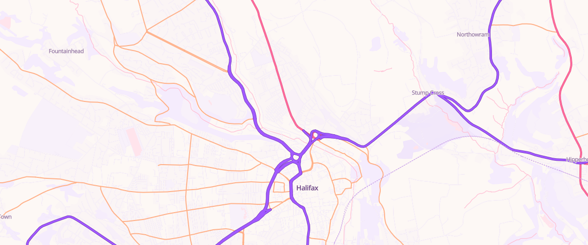 Map showing the location of Mfg Haley Hill