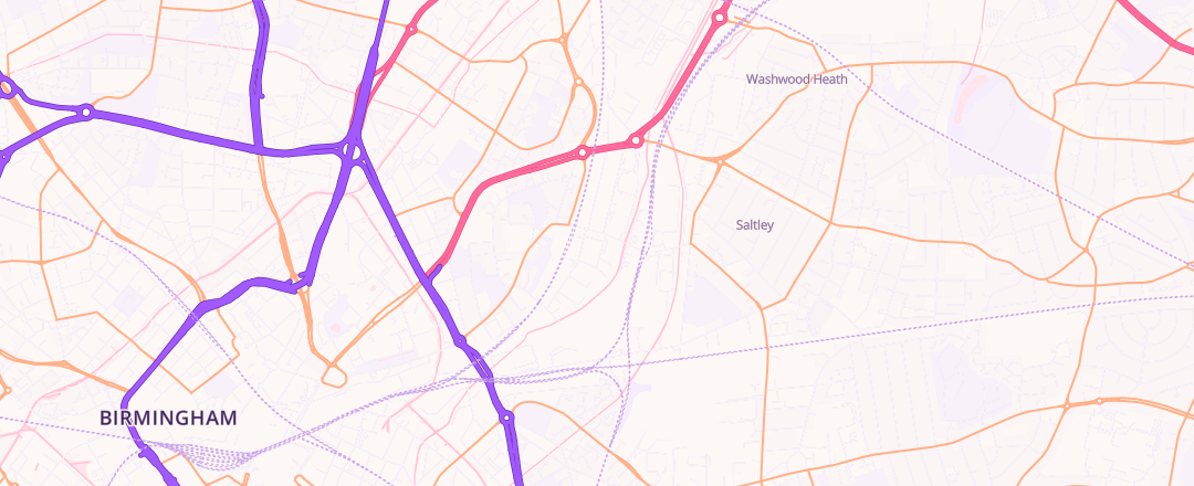 Map showing Duddeston Mot Centre Ltd, Birmingham