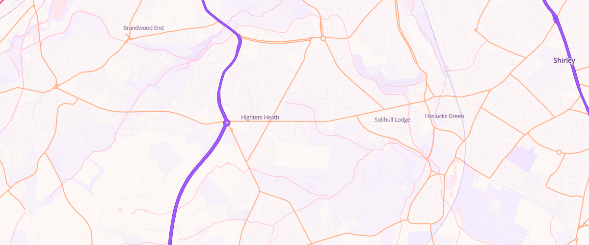 Map showing the location of Global Fuel Maypole