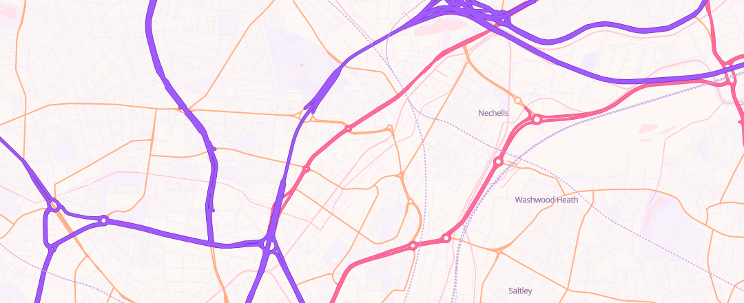 Map showing Pitstop Mots, Birmingham