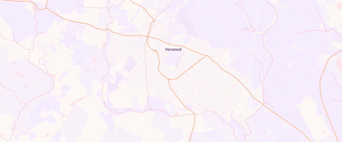 Map showing the location of Mfg Morrisons Verwood